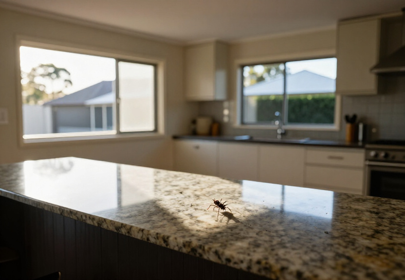 Spider-free storage room in Berala after pest control